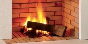 Replacing Wood Fireplace Brick Panels - Star Chimney Sweep San Antonio